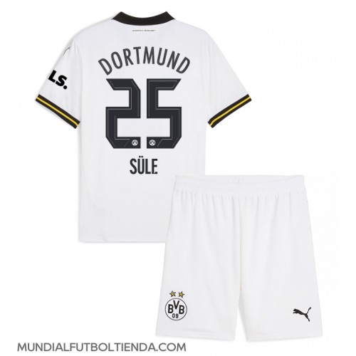 Camiseta Borussia Dortmund Niklas Sule #25 Tercera Equipación Replica 2024-25 para niños mangas cortas (+ Pantalones cortos)